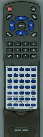 SANYO RT6451024589 Replacement Remote