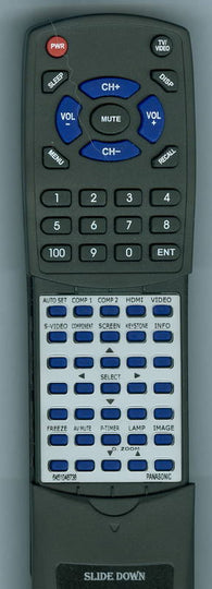 PANASONIC PT-VW400U Replacement Remote