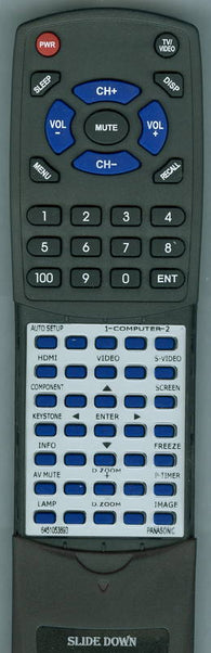 PANASONIC PTVW430U Replacement Remote