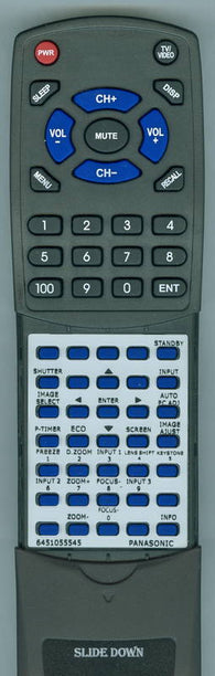 PANASONIC PTEX600UL Replacement Remote