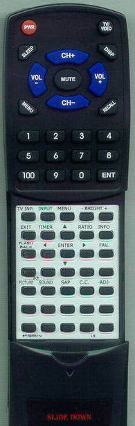 LG RT6710900011V Replacement Remote