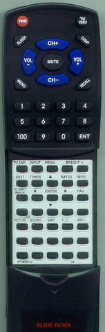 LG 60PC1DC Replacement Remote