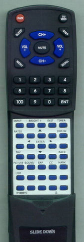 LG 52LB5D Replacement Remote