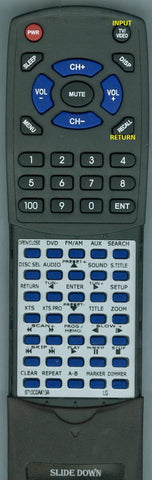 LG RT6710CDAK13A Replacement Remote
