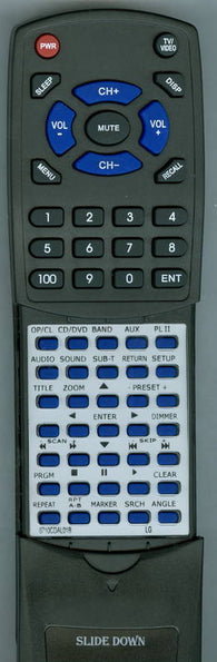 LG RT6710CDAL01B Replacement Remote
