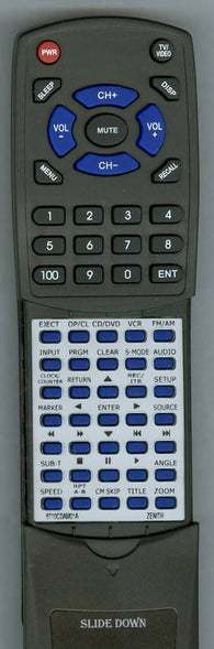 ZENITH ZHX313 Replacement Remote