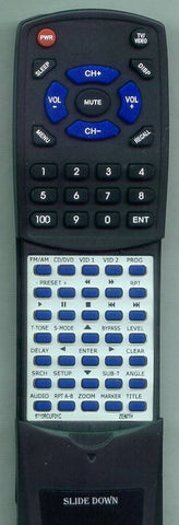 ZENITH DA3520 Replacement Remote