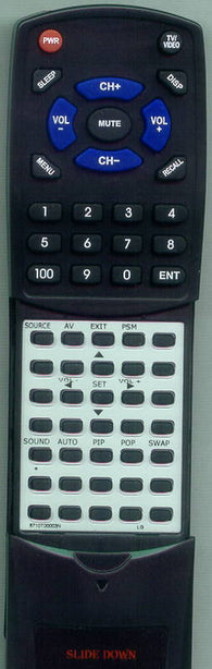 LG RT6710T00003N Replacement Remote