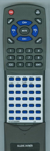 LG RT6710T00008V Replacement Remote