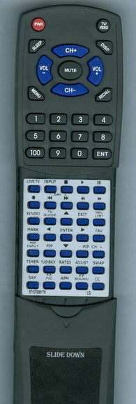 LG 6710T00017X Replacement Remote
