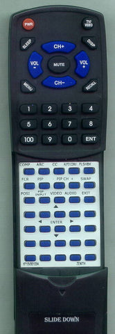 ZENITH R49W36 Replacement Remote