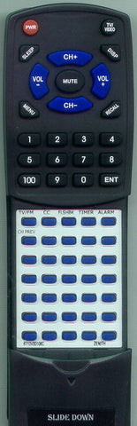 ZENITH RT6710V00108C Replacement Remote