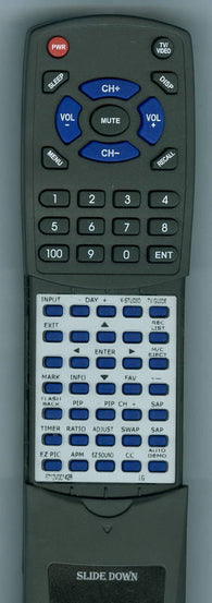 LG RT6710V00142B Replacement Remote