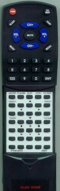 ZENITH VRL4270HF Replacement Remote