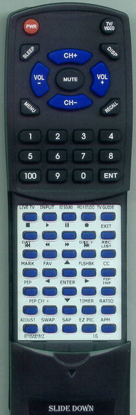 LG 42PC3DH Replacement Remote