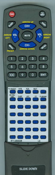 LGINSERT 6711JB3002B Replacement Remote