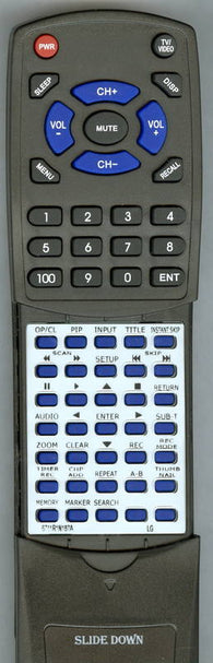 LG RT6711R1N187A Replacement Remote
