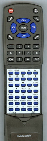 ZENITH DVB612 Replacement Remote