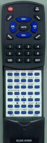 TOSHIBA 70011215 Replacement Remote
