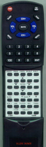 TOSHIBA VC808 Replacement Remote