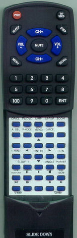 TOSHIBA 72783831 Replacement Remote