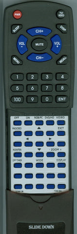 TOSHIBA CT838 Replacement Remote