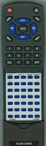 TOSHIBA CT859 Replacement Remote