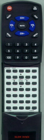 TOSHIBA CT-877 Replacement Remote