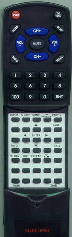 TOSHIBA CT-90255 Replacement Remote