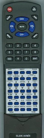 TOSHIBA 75003640 Replacement Remote