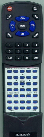 TOSHIBA CT8011 Replacement Remote