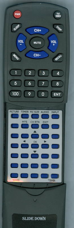 TOSHIBA CT9870 Replacement Remote Control - Thumbnail 4