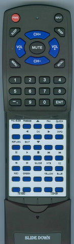 TOSHIBA RT75018050 Replacement Remote