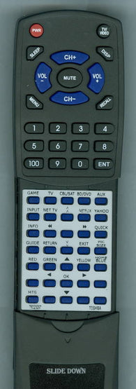 TOSHIBA 46UL610 Replacement Remote