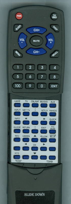 TOSHIBA 32TL515 Replacement Remote Control