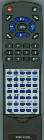 TOSHIBA 55L7200U Replacement Remote