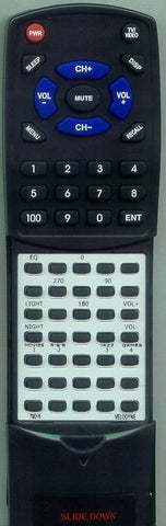 VELODYNE DEQ10 Replacement Remote