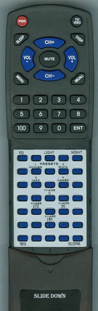 VELODYNE 79024 Replacement Remote