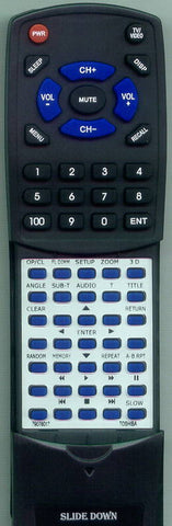 TOSHIBA 79078043 Replacement Remote
