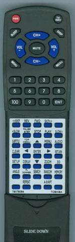 TOSHIBA SER0044 Replacement Remote