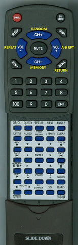 TOSHIBAINSERT SE-R0029 Replacement Remote