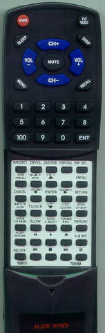 TOSHIBA SDK220U Replacement Remote