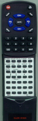 NEC 79608741 Replacement Remote