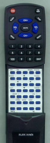 NEC PX42VP3A Replacement Remote