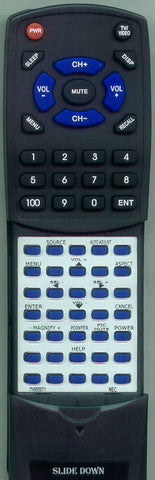 NEC 7N900071 Replacement Remote