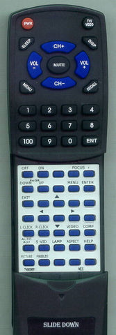 NEC 7N900681 Replacement Remote