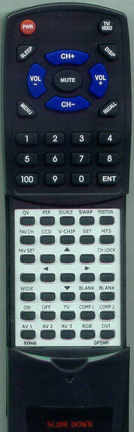 GATEWAY RT8006449 Replacement Remote