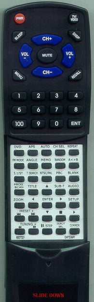 GATEWAY RT8007321 Replacement Remote