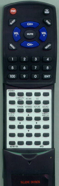 APEX 8201801120L Replacement Remote