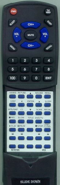 APEX RT8201801820L Replacement Remote